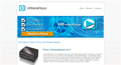 Desktop Screenshot of hdmediaplayer.com